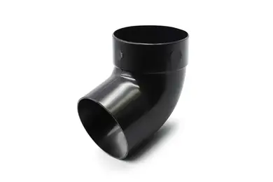 Отвод одномуфтовый RainWay система 130/100 67° RAL 9005 Черный