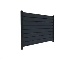 Ограждение Tile Горизонт 19 см, матполиэстер SeAH 0,50мм RAL 9005 Черный