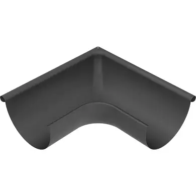 Угол желоба наружный 90˚ Zambelli Robust система 153/100 RAL 7037 Серый