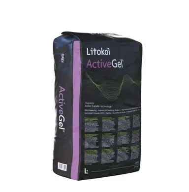 Адаптивний полімерний гелеподібний клей Litokol ActiveGel® мішок 20 кг, ультра білий