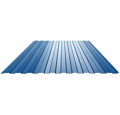 Профнастил GOOD ROOF ПС-8 Матполиестер Германия Zn225, 0,50 мм RAL 5010 Светло-синий