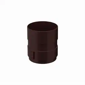 Муфта труби Galeco PVC система 130/100 RAL 8019 Темно-коричневий