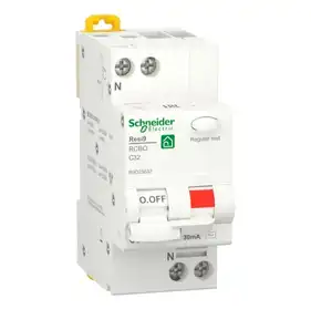 Дифференциальный автомат Schneider Electric RESI9 1P+N 32A  C 30mA АC 6kA (C2)