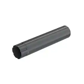 Труба водосточная BRYZA BRYZA STAL система 150/100, 1м Графит (RAL 7021)
