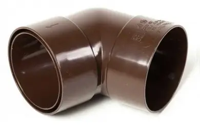 Колено с двумя раструбами ProAqua система 125/90, 87,5° RAL 8017 Светло-коричневый