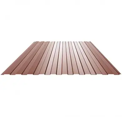 Профнастил GOOD ROOF ПС-8 Матполиестер Италия/Бельгия/Польша Zn225, 0,50 мм RAL 8004 Терракот