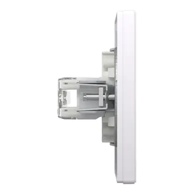 Розетка Schneider Electric комп. подвійна RJ-45 кат.6 UTP внутр. "ASFORA" бiла (C3) 