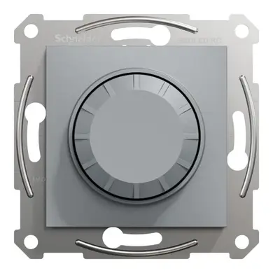 Димер поворотний ЛЕД Schneider Electric RC 3-370 Вт,  "ASFORA" сталь 