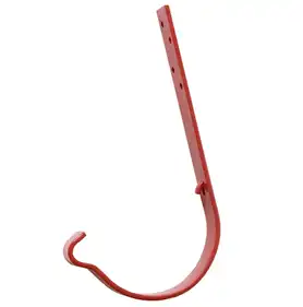 Гак ринви довгий NOVATIK RONDA (125/87 мм), 251 мм RAL 3011 Червоно-коричневий