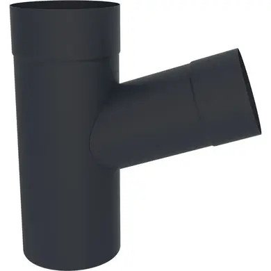 Трійник 72⁰ 100/80 Zambelli Robust система 153/100 RAL 7016 Антрацит