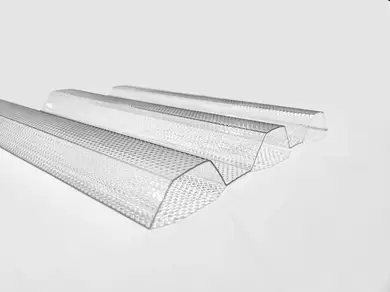 Профільований полікарбонат TOPLIGHT MICROPRISMA T 76/18 0,9 мм прозорий 1040 х 4000 мм