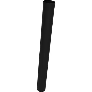 Труба 1м Zambelli Robust система 153/100 RAL 9005 Чорний