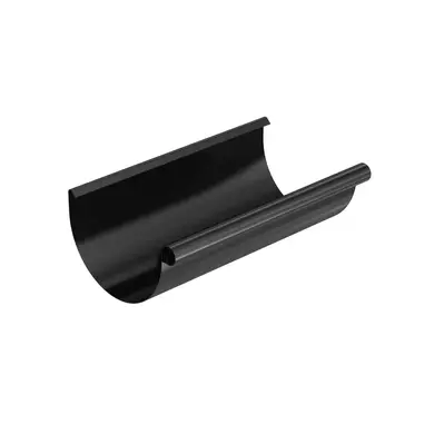 Желоб BRYZA BRYZA STAL система 125/90, 3м Черный (RAL 9005)