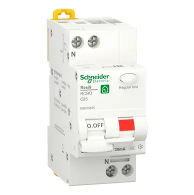 Дифференциальный автомат Schneider Electric RESI9 1P+N 25A  C 30mA А 6kA (C2)