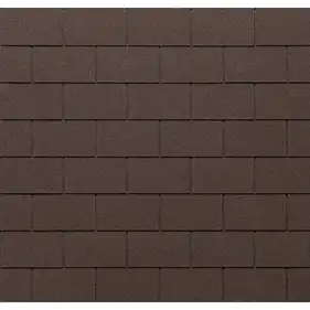 Бітумна черепиця Tegola Eco Roof Rectangular Mixed Brown