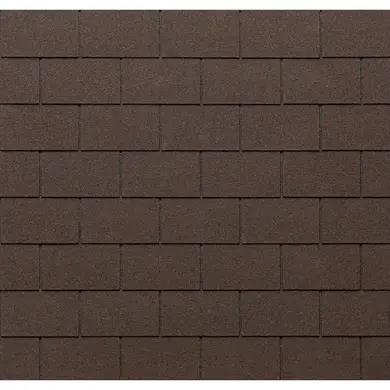 Битумная черепица Tegola Eco Roof Rectangular Mixed Brown