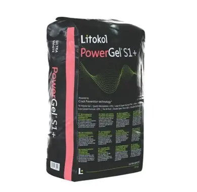 Еластичний триполімерний гель проти тріщин Litokol PowerGel® S1+ мішок 20 кг, ультра білий