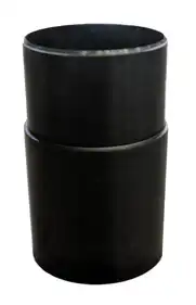 Патрубок VILPE ALIPAI - 110 черный