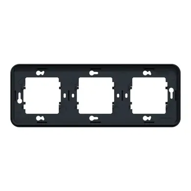 Рамка Schneider Electric 3-х кратная IP55 "MUREVA S" черная (C3) 