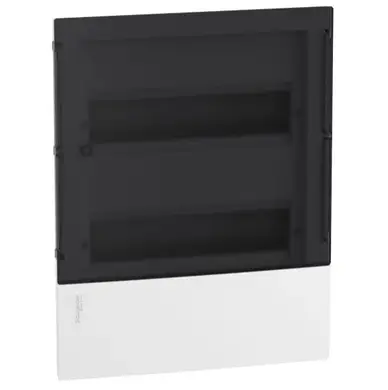 Щит пластиковый Schneider Electric ЩРВ-П-24 мод встраив.уст. IP40 прозр. дверь Resi9 (C1)