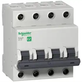 Автоматичний вимикач Schneider Electric 4-п. EZ9 16A C (4,5kA) (C3)