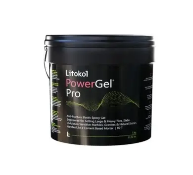 Еластичний клей Litokol PowerGel® Pro відро 10 кг, білий