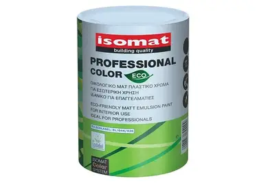 Матовая эмульсионная краска Isomat ISOMAT PROFESSIONAL COLOR ECO 0,75 л, белый