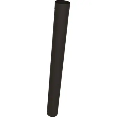 Труба 1м Zambelli Robust система 127/80 RAL 8019 Темно-коричневий