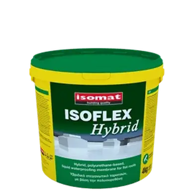 Гібридна еластомерна рідка гідроізоляційна мембрана Isomat ISOFLEX-HYBRID 1 кг, білий