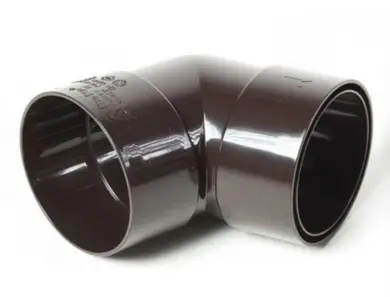 Колено с двумя раструбами ProAqua система 150/110, 87,5° RAL 8019 Темно-коричневый