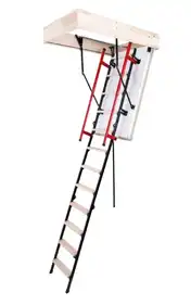 Чердачная лестница ОМАN Polar Plus комбинированная 3-секционная Н280см 120х70см