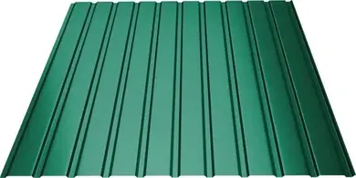 Профнастил GOOD ROOF ПС-10 Полиэстер Украина ZN100,0,50 мм RAL 6005 Зеленый