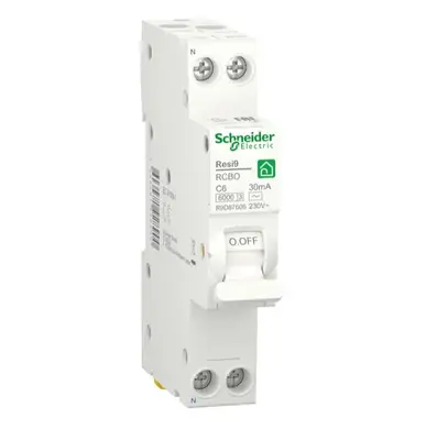 Диференційний автомат Schneider Electric 1M 1P+N 6A C 30mA АC 6kA (C2)