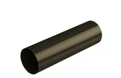 Труба 1 м.п. Galeco Stal система 150/100 RAL 8019 Темно-коричневый