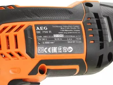 Дрель AEG BE 750 RE