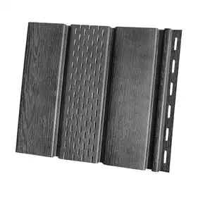 Панель софіту RainWay з перфорацією 300x3000 (0,9 м2) RAL 9005 Чорний