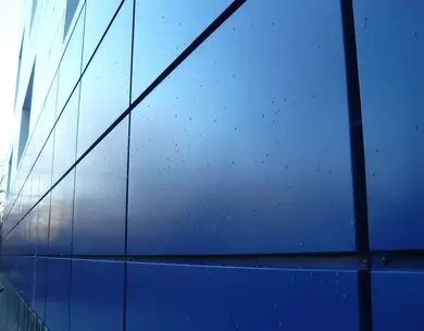 Фасадні касети Stroy Dom Тип 4 587*836 мм поліестер Китай 0,45 mm RAL 5005 Синій