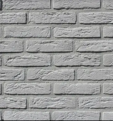 Плитка ручного формування Loft Brick Колекція Стара Прага 01 Білий 209х49х14 мм