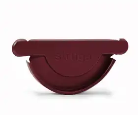 Заглушка ринви універсальна Struga система 135/90 RAL 3005 Вишня
