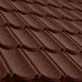 Композитна черепиця QueenTile Classic Brown