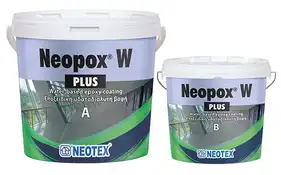 Епоксидне покриття на водній основі NEOTEX Neopox W Plus Комплект (A+B) 12,5 кг RAL 7035 Світло-сірий