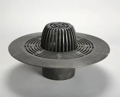Покрівельна воронка з листоприймачем SGT DN110/100