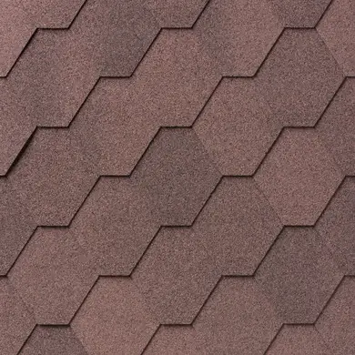 Битумная черепица IKO Superglass Нех 07 Dual Brown