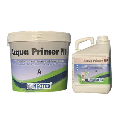Епоксидна ґрунтовка NEOTEX Acqua Primer NP Комплект (A+B) 7 кг світло-сірий