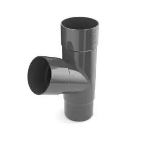 Трійник BRYZA система 125/90 Графіт RAL 7021 (62-174)