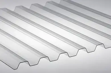 Профільований полікарбонат TOPLIGHT T 76/18 0,8 мм прозорий 1040 х 3000 мм