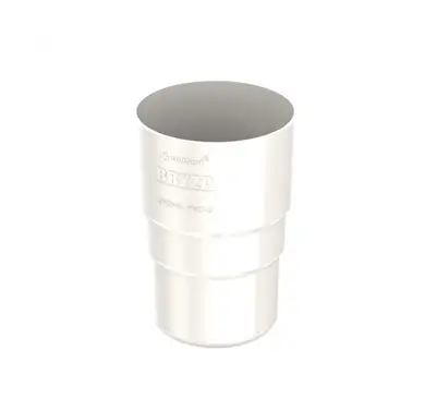 Муфта трубы BRYZA система 125/90 Белый RAL 9010 (62-131)