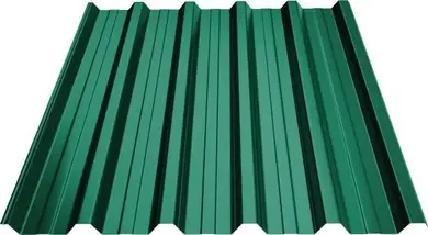 Профнастил GOOD ROOF НС-35 Поліестер Україна, 0,70 мм RAL 6002 Зелений