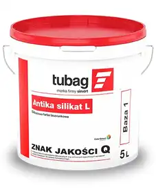 Краска силикатная фасадная Tubag Antika silikat L 5 л, прозрачный