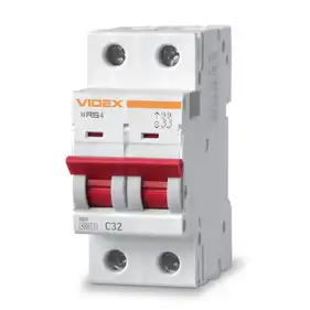 Автоматичний вимикач Videx Resist RS4 2Р 32А С 4,5кА
